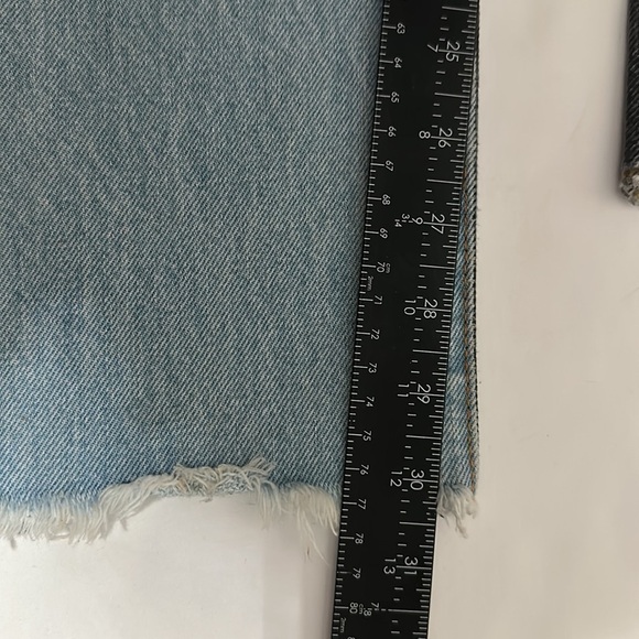 Revice Women’s Two Tone Ex Boyfriend Button Fly Jeans Super High Rise Size 26 - Picture 9 of 11